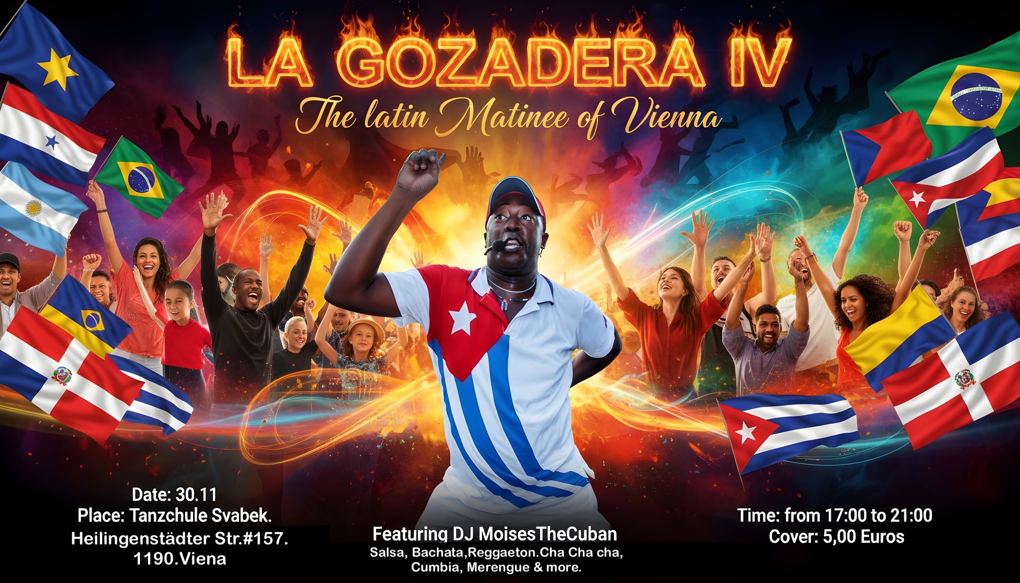 " LA GOZADERA lV " La Matinee Latina de Viena.