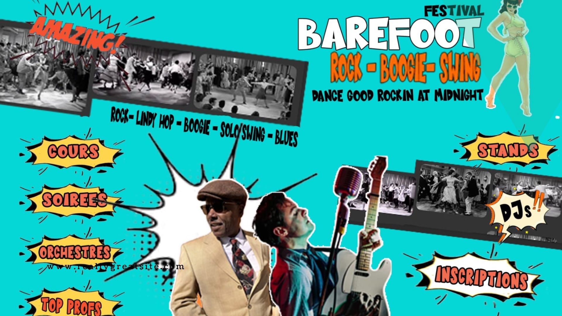 BAREFOOT FESTIVAL Rock - Boogie- Swing