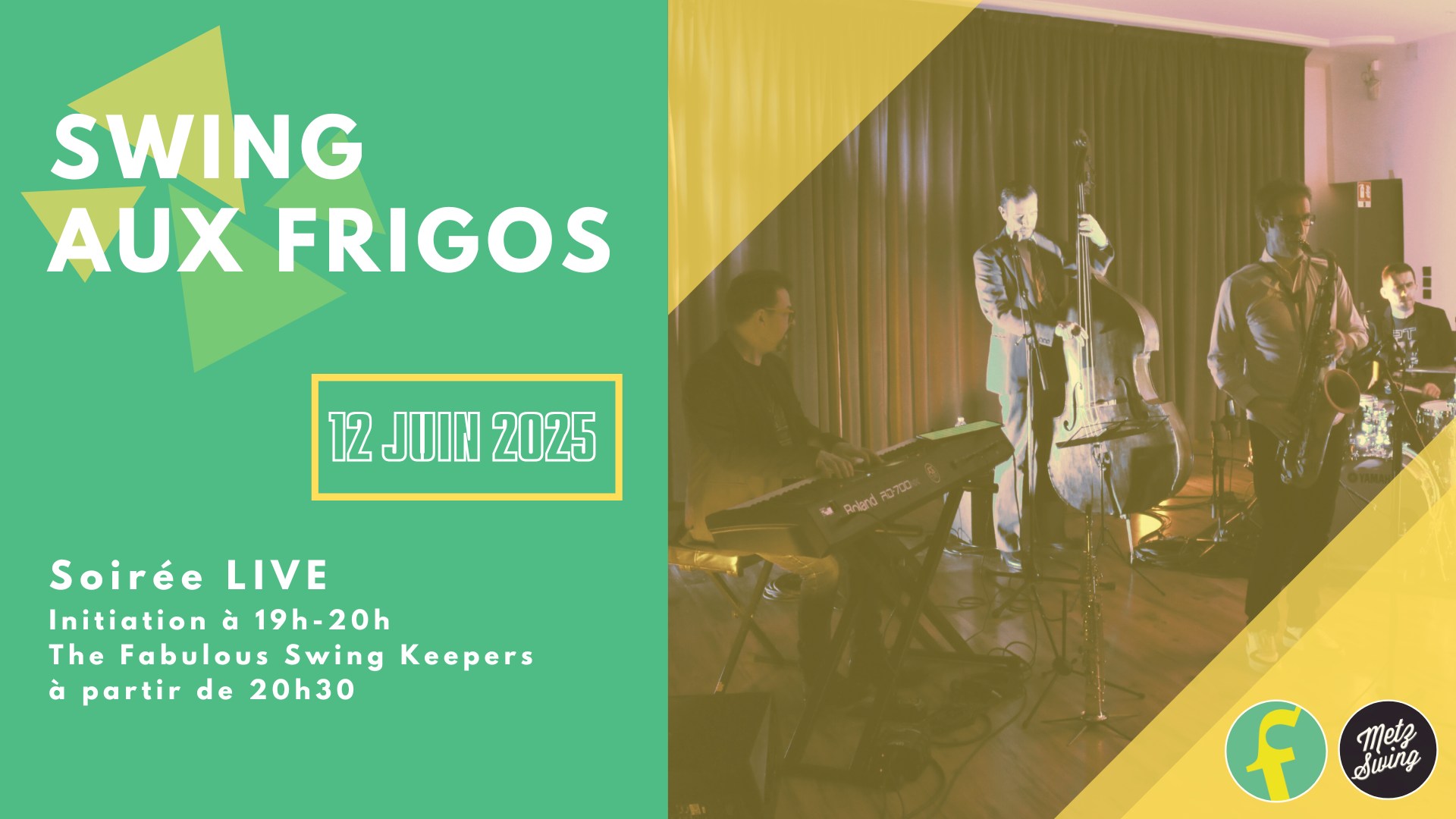 Swing aux Frigos - Initiation + Concert LIVE