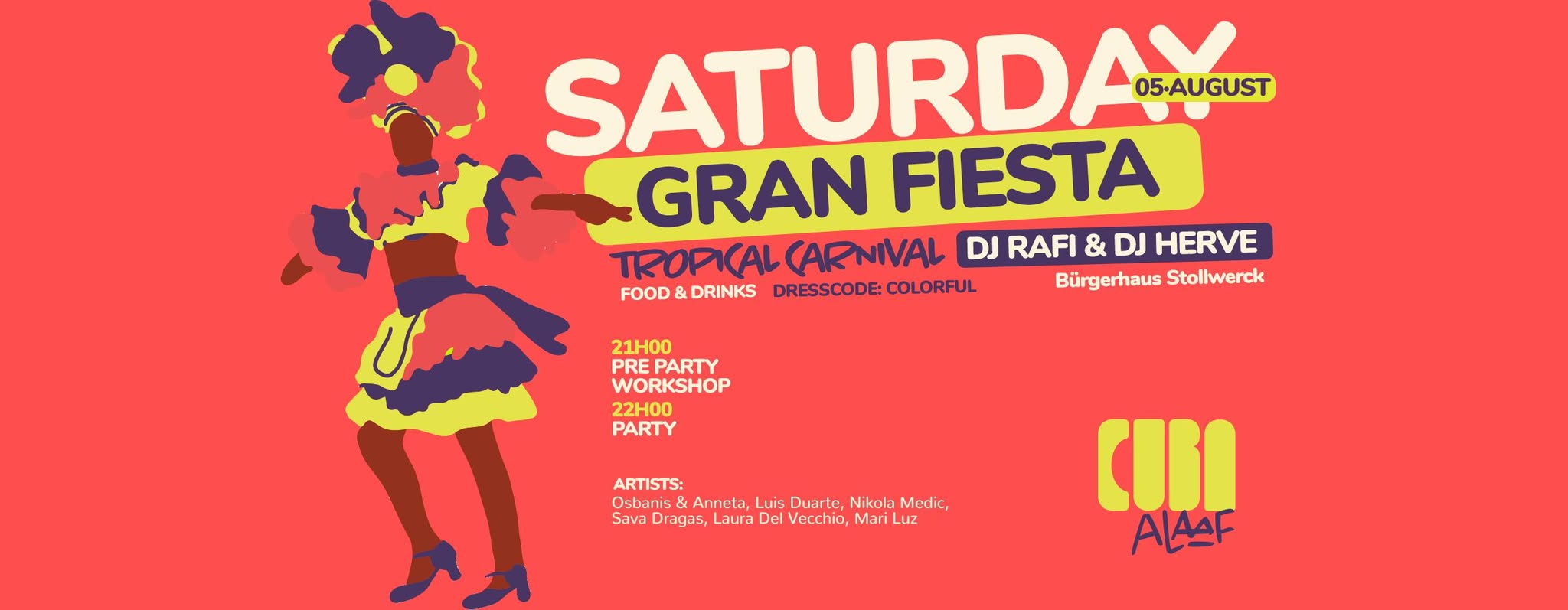 Saturday Gran Fiesta - Cuba Alaaf Festival Cologne