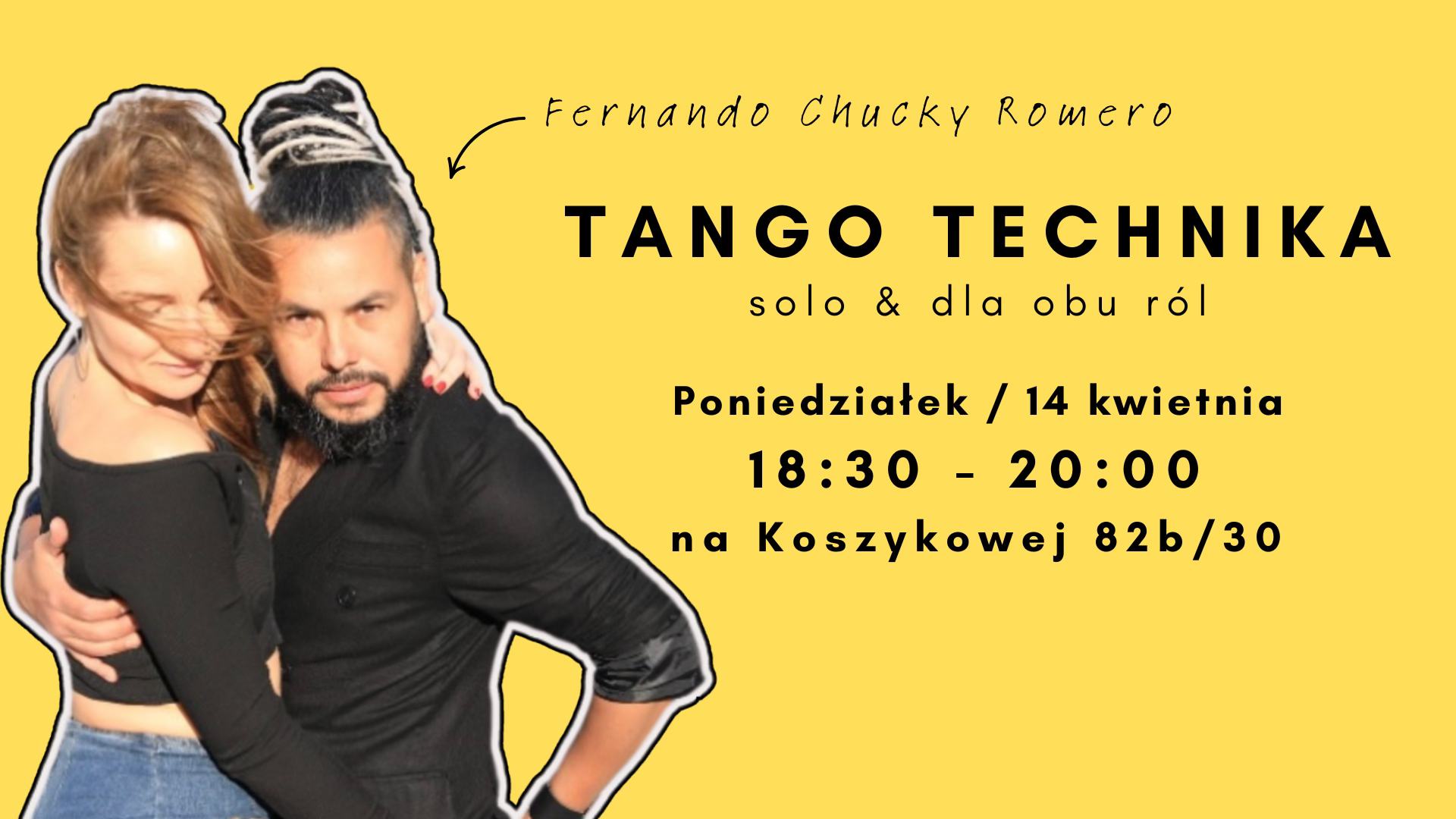 TANGO Technika z Fernando Romero - Open Level - No Partner Needed