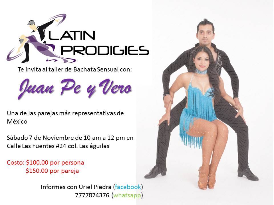 Taller de Bachata con JuanPe y Vero