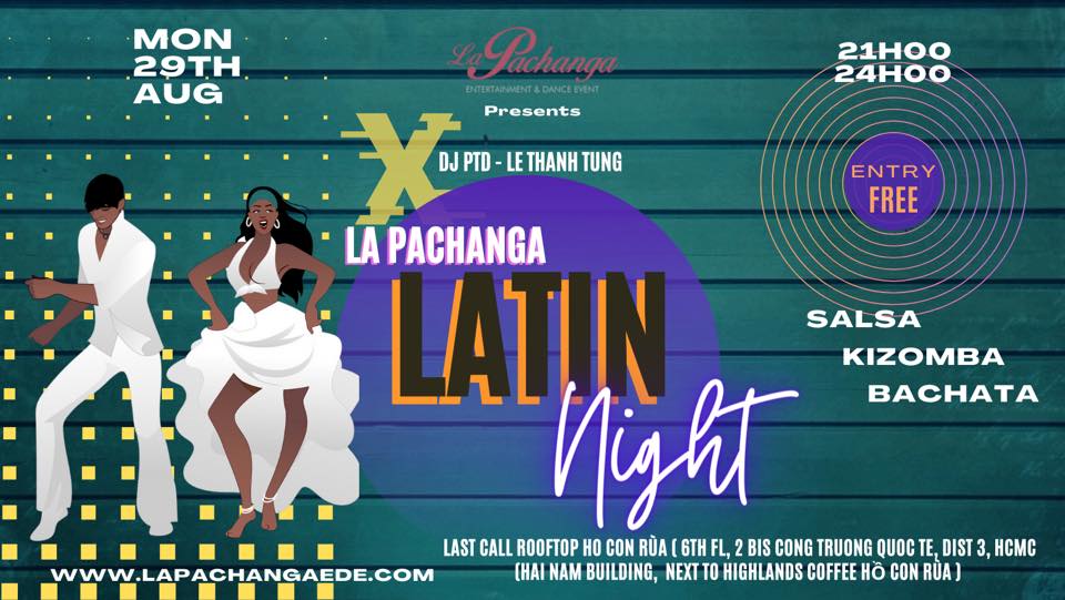 Monday La Pachanga Night SALSA-BACHATA-KIZOMBA
