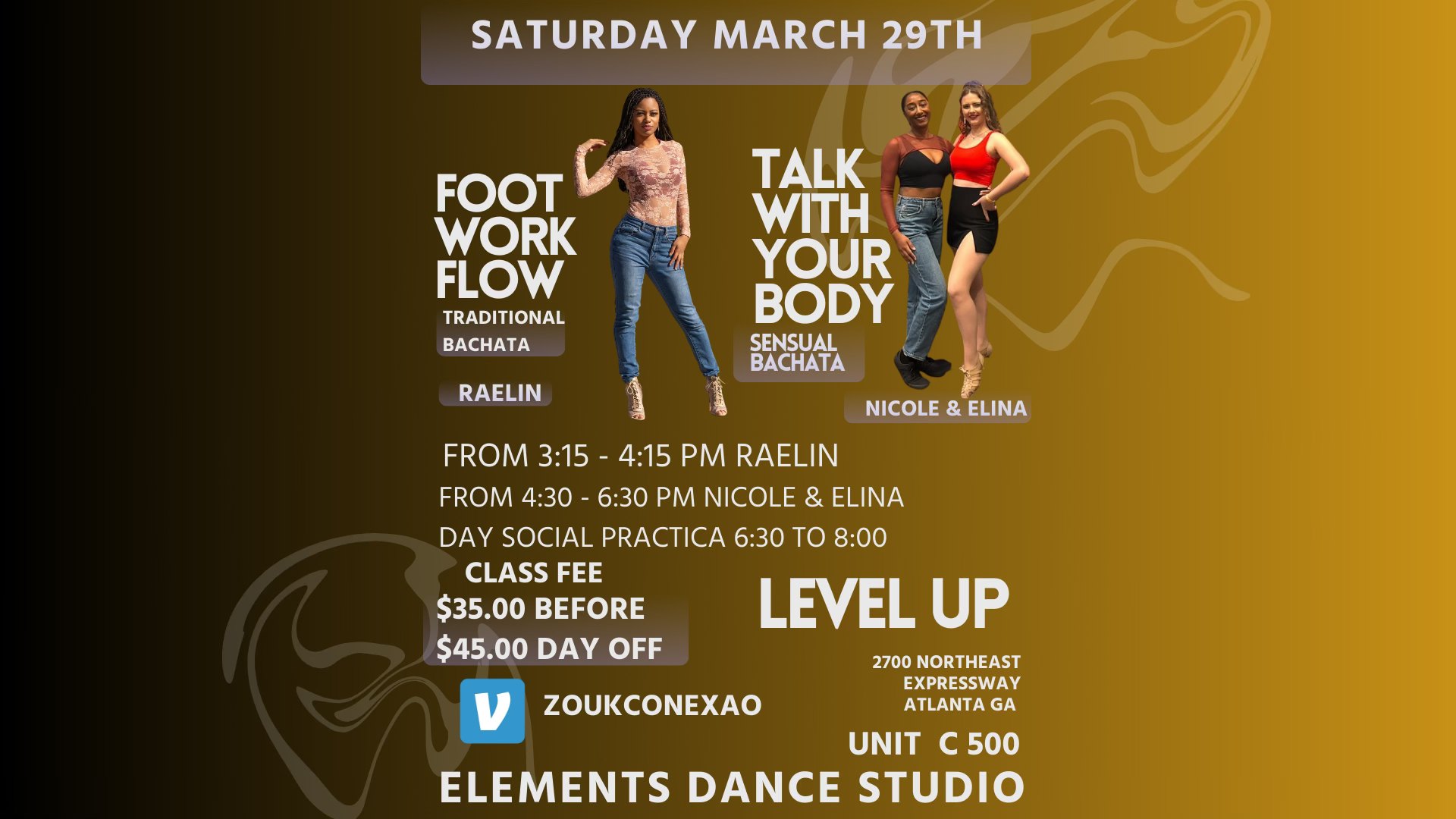 Footwork Flow & Talk with your Body, Traditional & Sensual Bachata Class