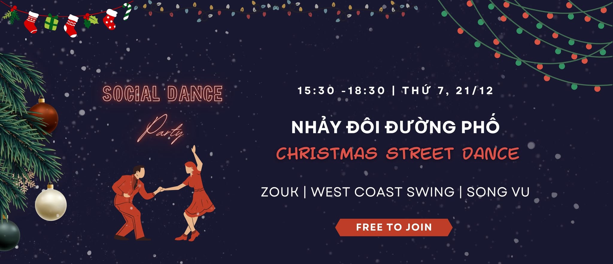 NHẢY ĐÔI ĐƯỜNG PHỐ - CHRISTMAS STREET DANCE