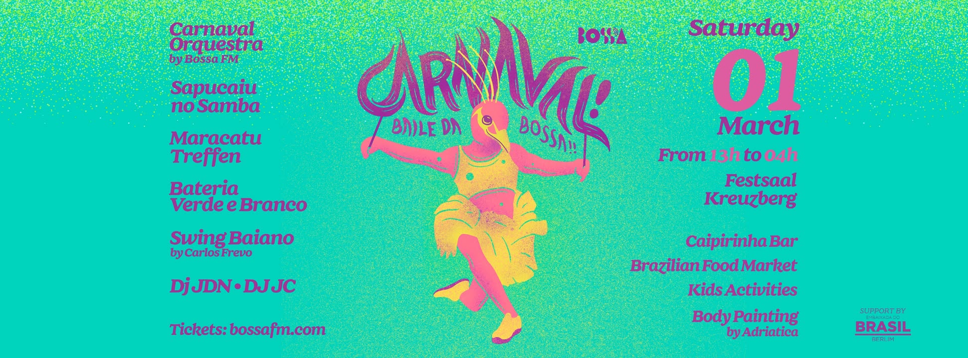 Carnaval - BAILE DA BOSSA - BERLIN