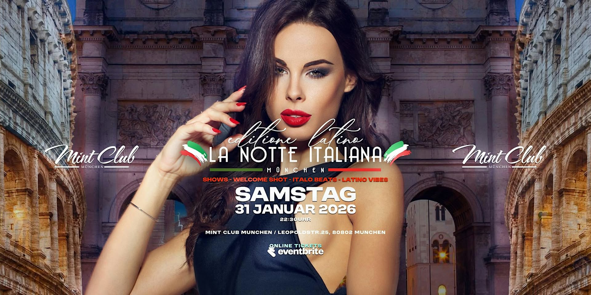 La Notte Italiana! Editione Latino! Samstag 31 Januar!