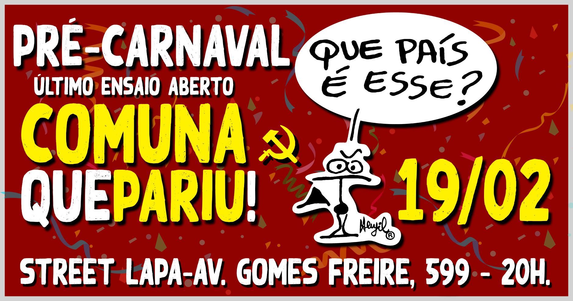 Ensaio aberto do Comuna Que Pariu!