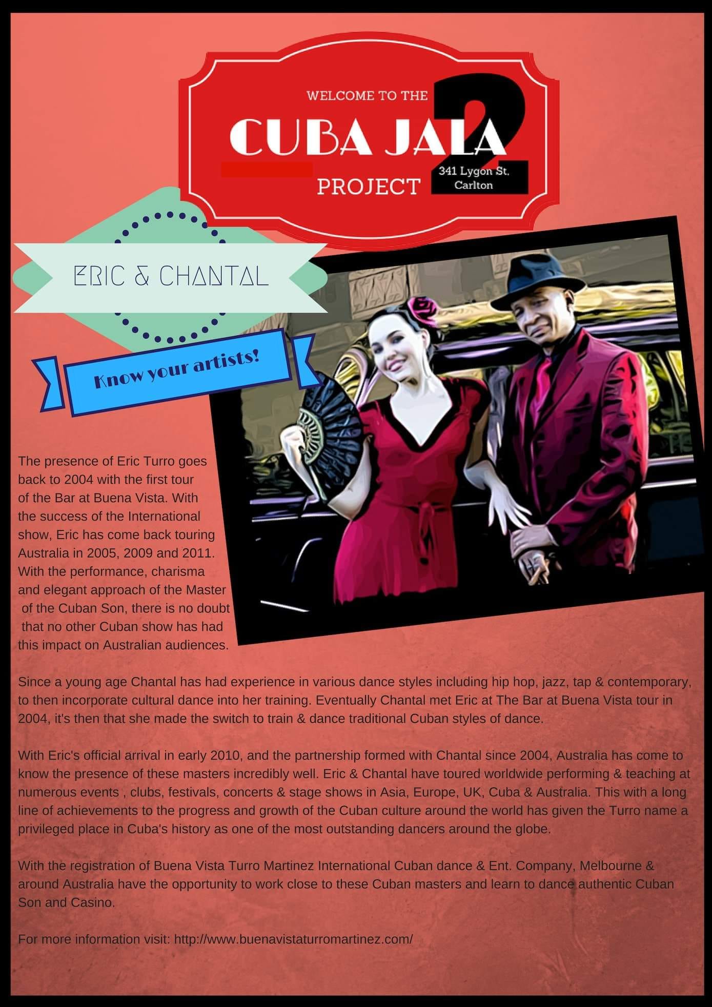 Brisbane Byron Cuban Dance Workshops