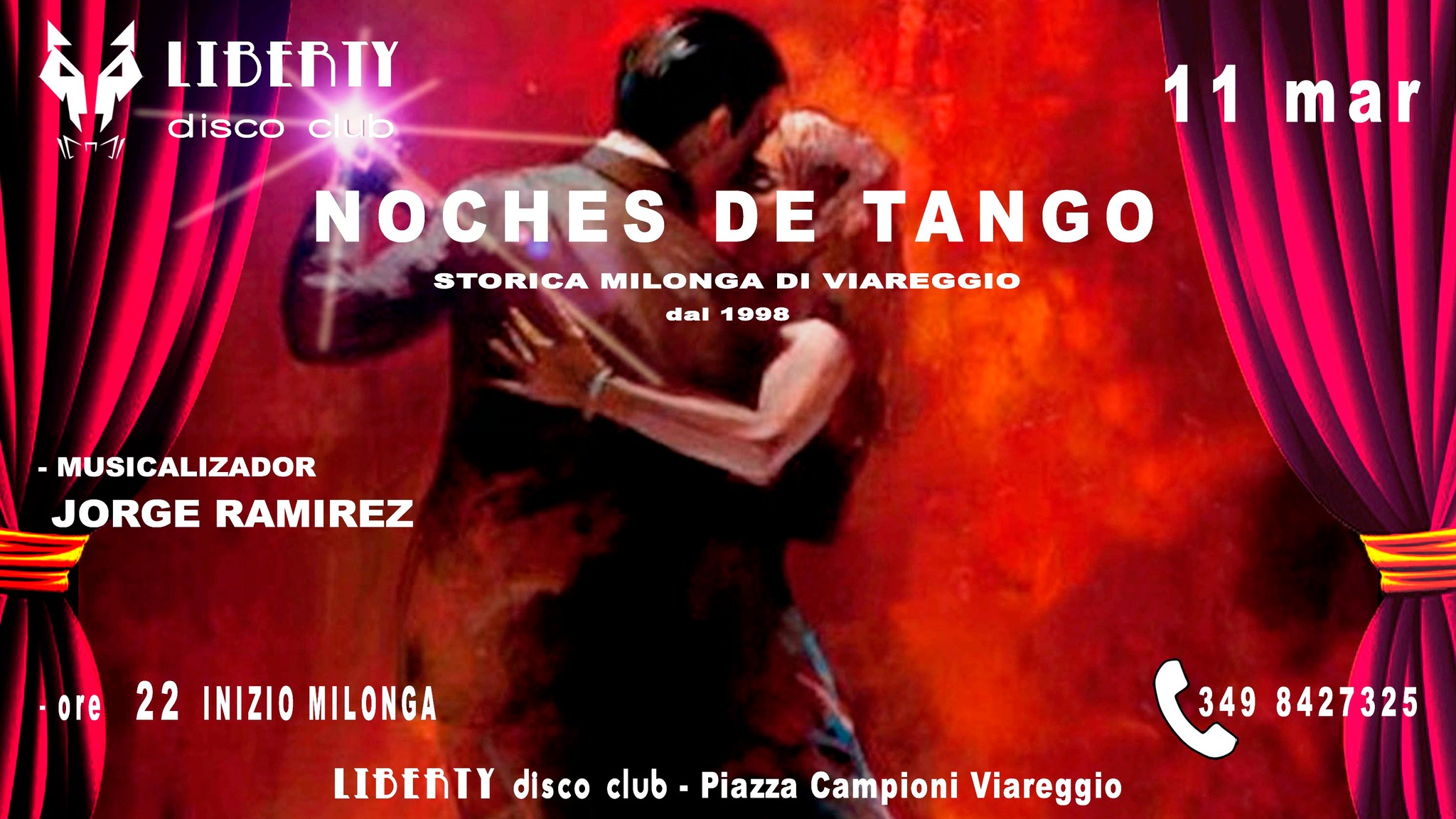 ✰✰✰ LIBERTY disco club 11 marzo ✰✰✰ ♫♫♫ NOCHES DE TANGO ♫♫♫ Musicalizador JORGE RAMIREZ