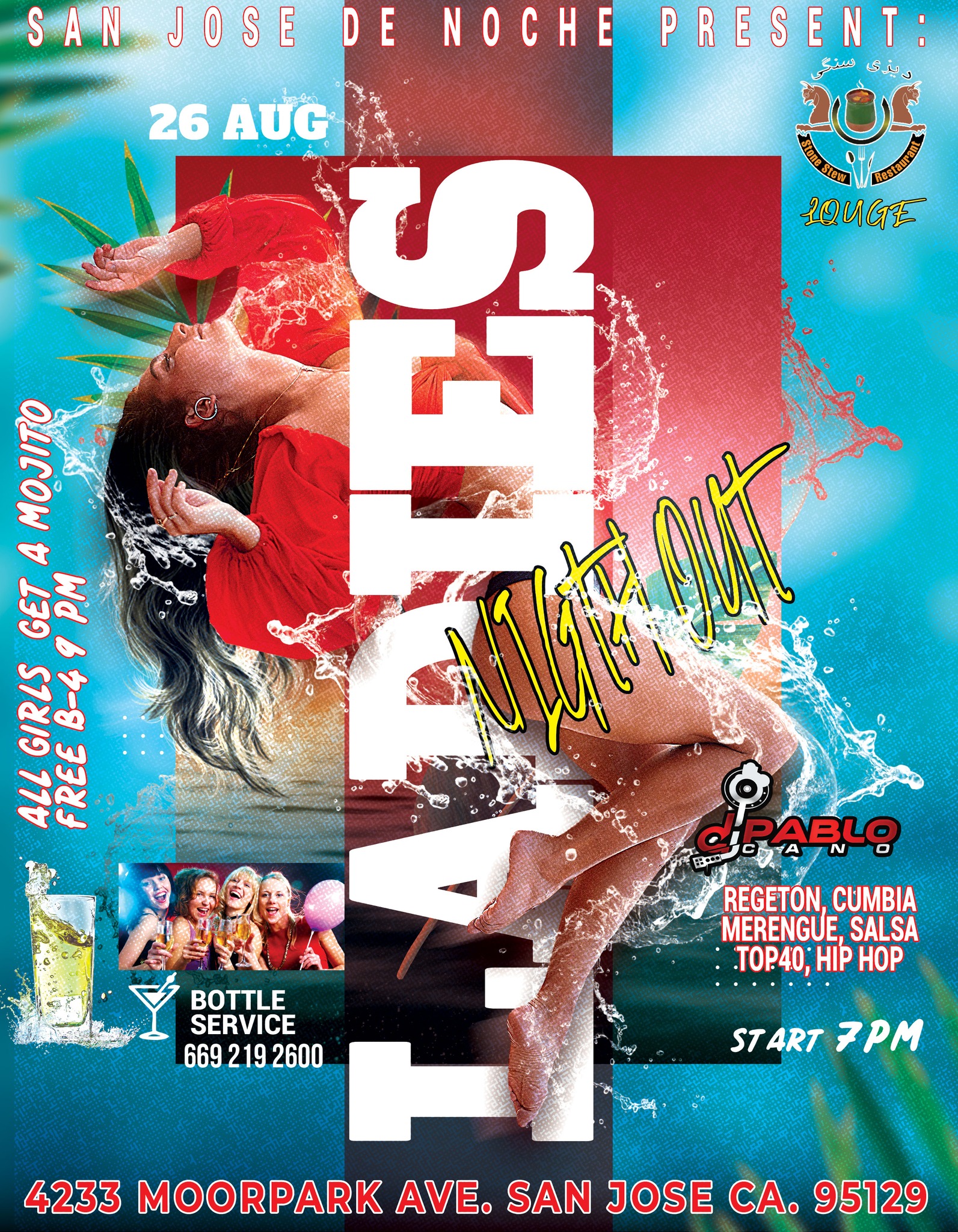 LADIES NIGHT OUT ALL GIRLS GET A FREE MOJITO B-4 09