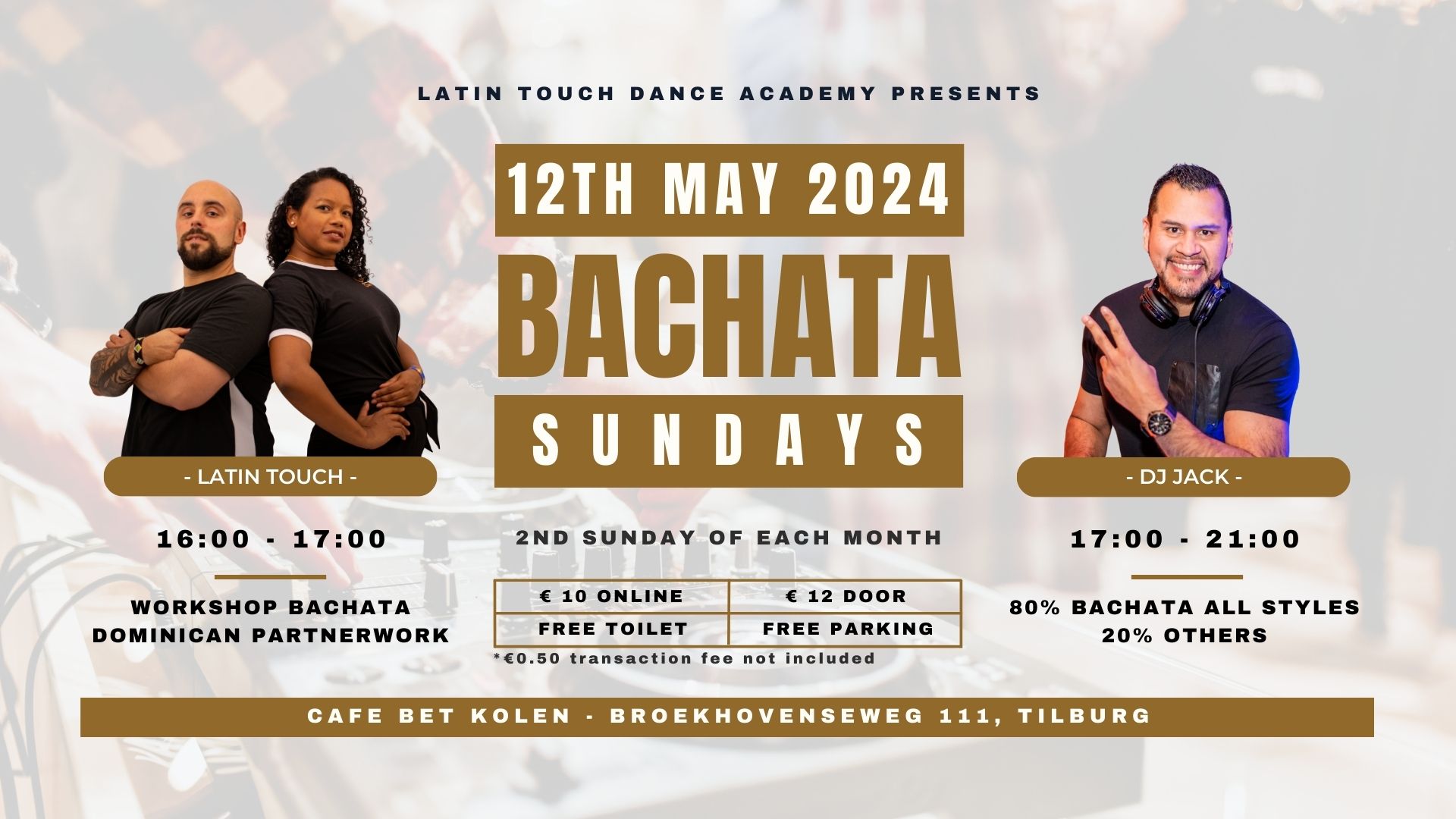BACHATA SUNDAYS 2ND SUNDAY OF EACH MONTH