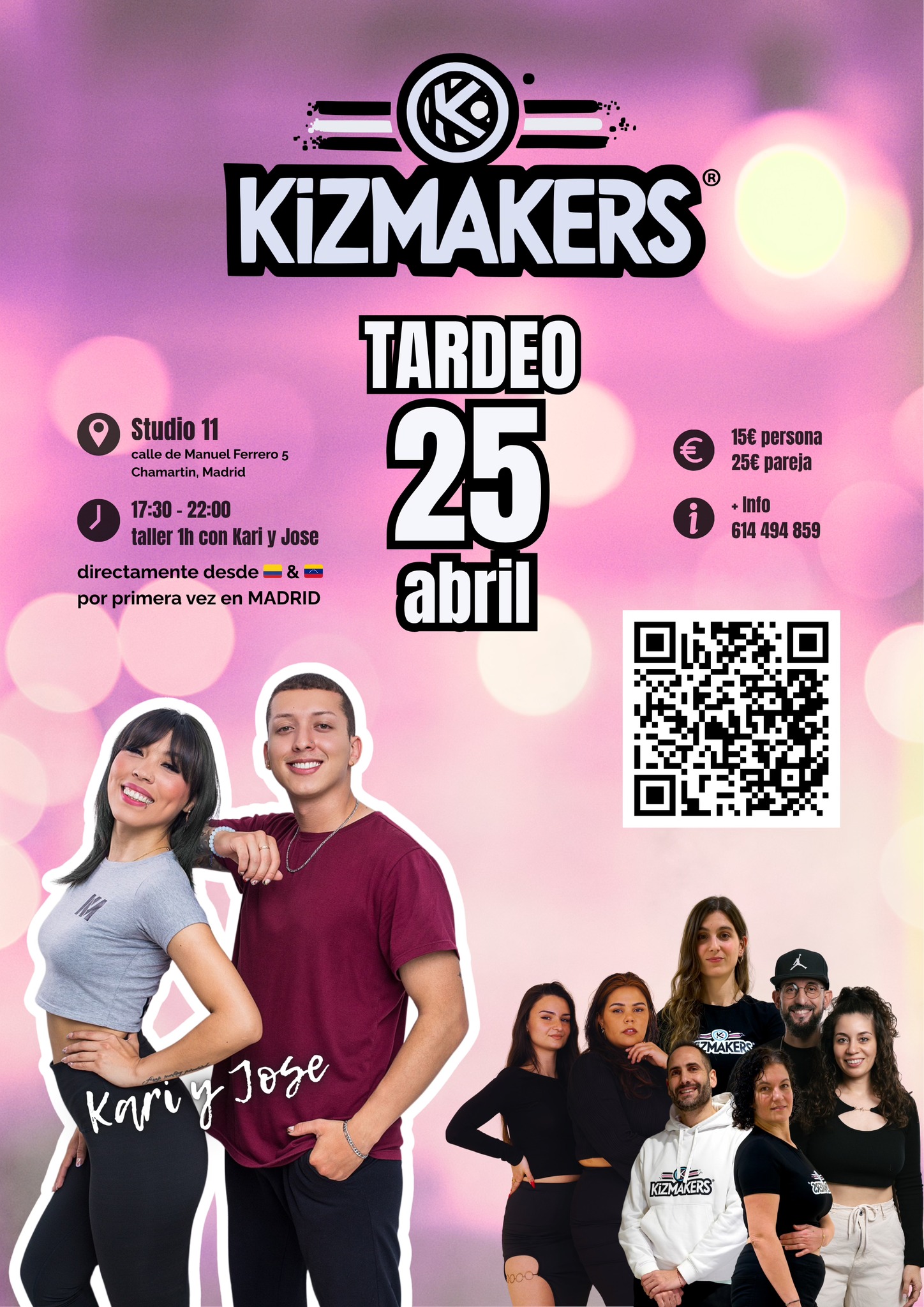TARDEO KIZMAKERS - sabado 25 de abril