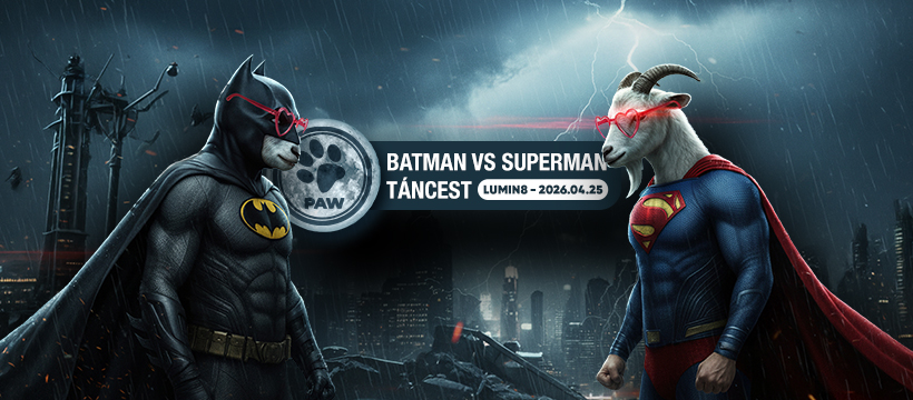 PAW Batman vs. Superman táncest 9️⃣ dj, 4️⃣ ws, 6️⃣ stílus @ Lumin8 (26.04.25.)