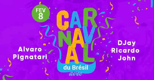 Carnaval du Brésil avec Alvaro Pignatari et DJay Ricardo John.