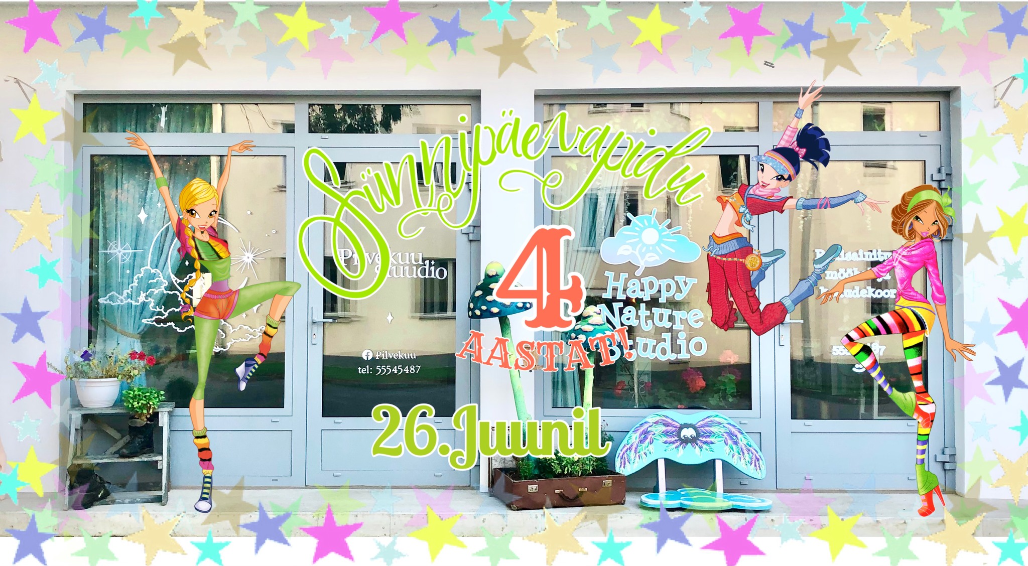 🌟Happy Nature Studio 4. Sünnipäev!🌟