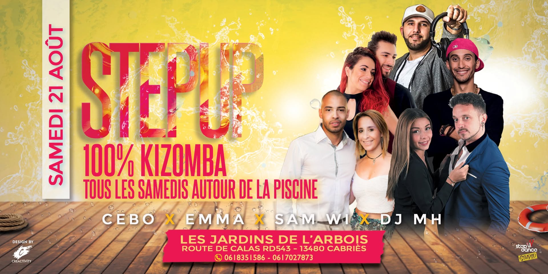 Step Up Kizomba - En plein air autour de la piscine