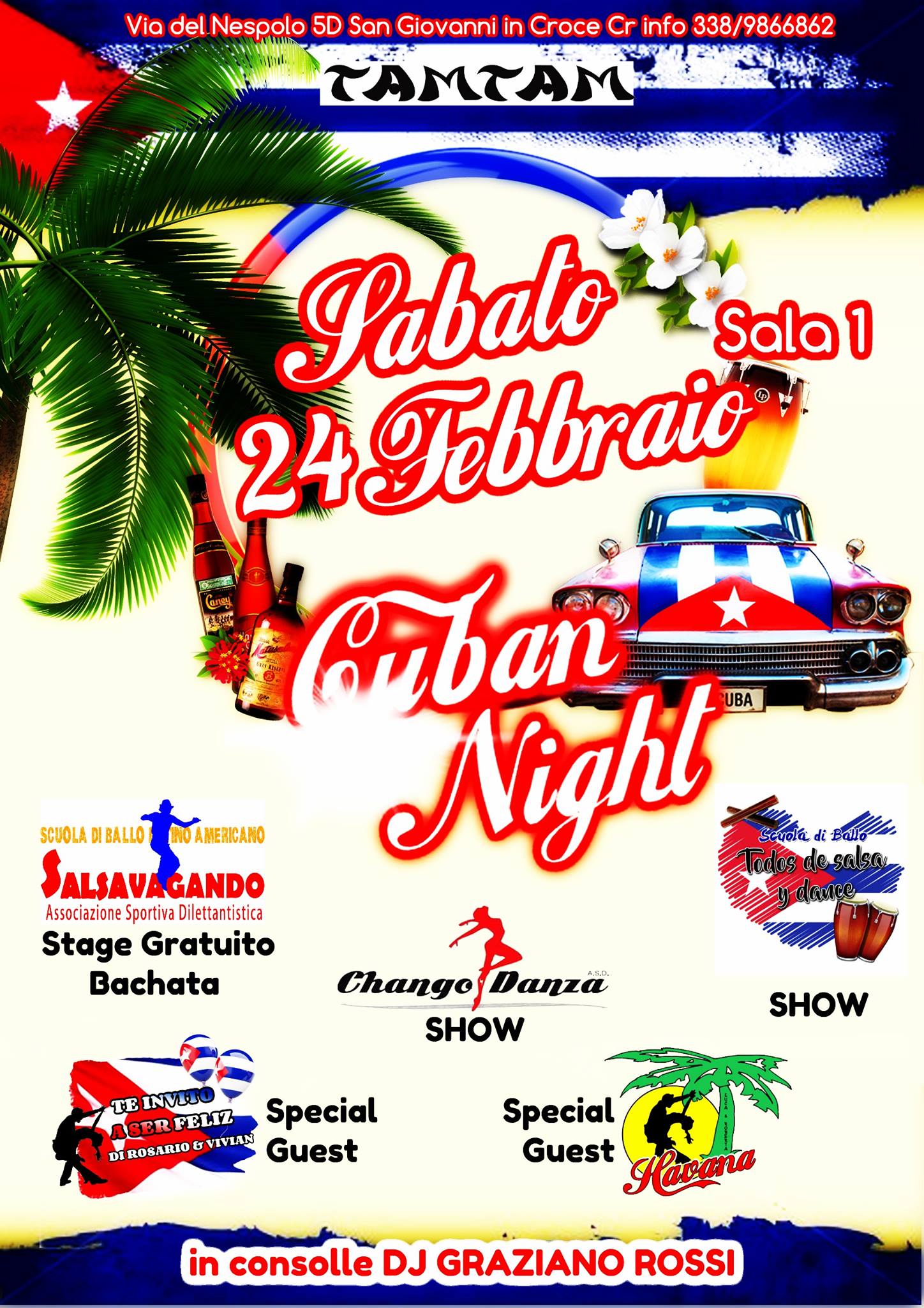 Cuban Night Sabato 24 Febbraio Tam Tam