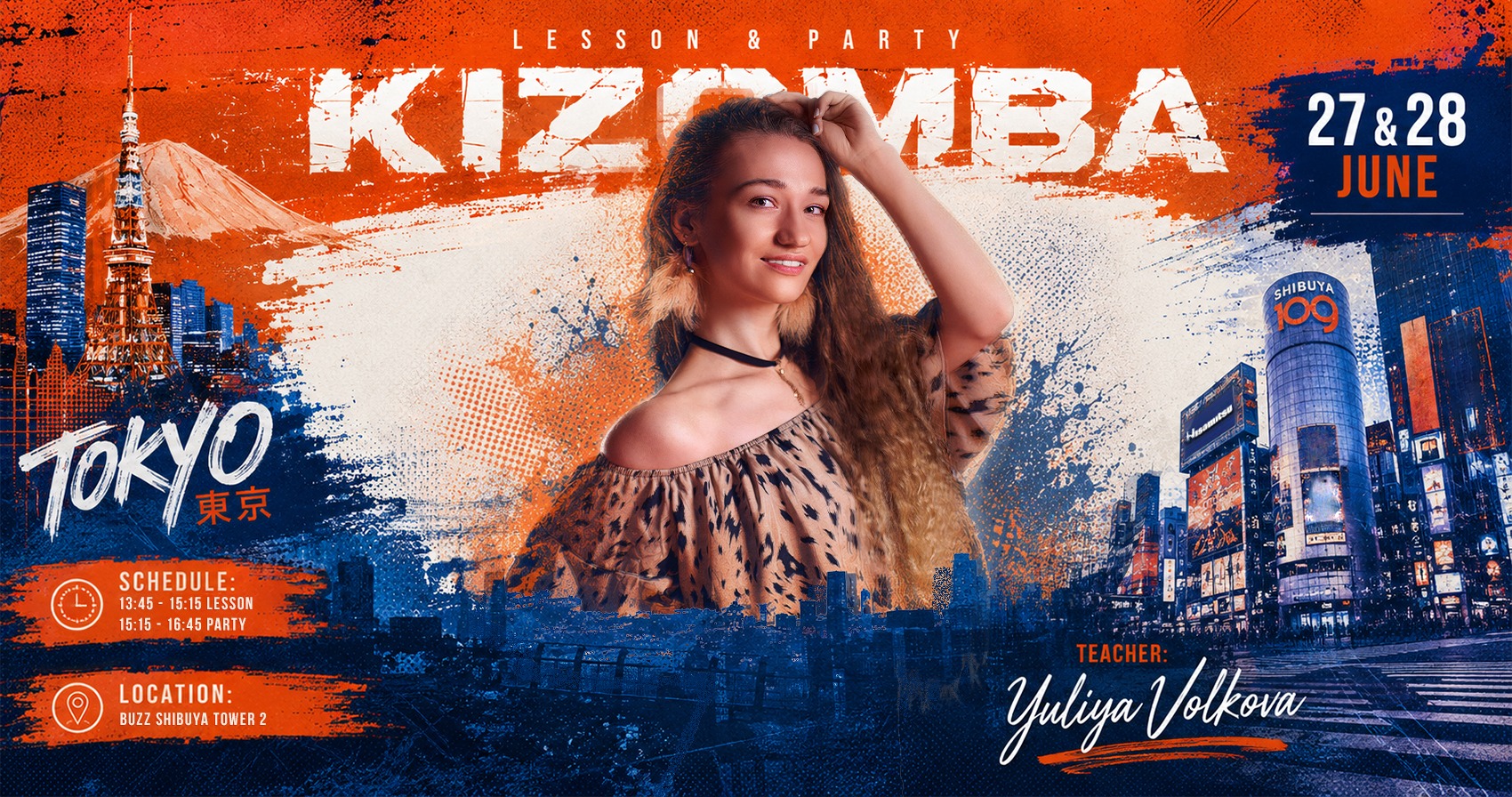 東京 ◂Kizomba・UrbanKiz▸( BUZZ渋谷MARKCITY 3B st )