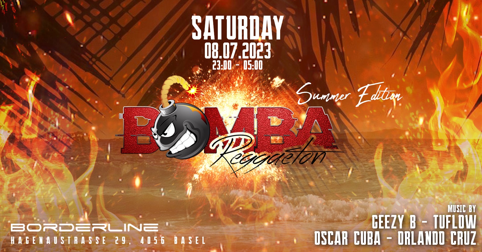 BOMBA REGGAETON 乄 08.07.23 @ Borderline, Basel
