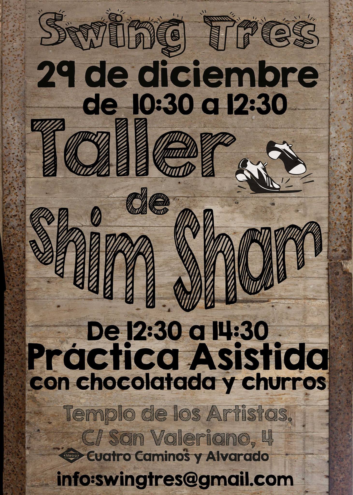 Chocomú y taller de Shim Sham con Swing3