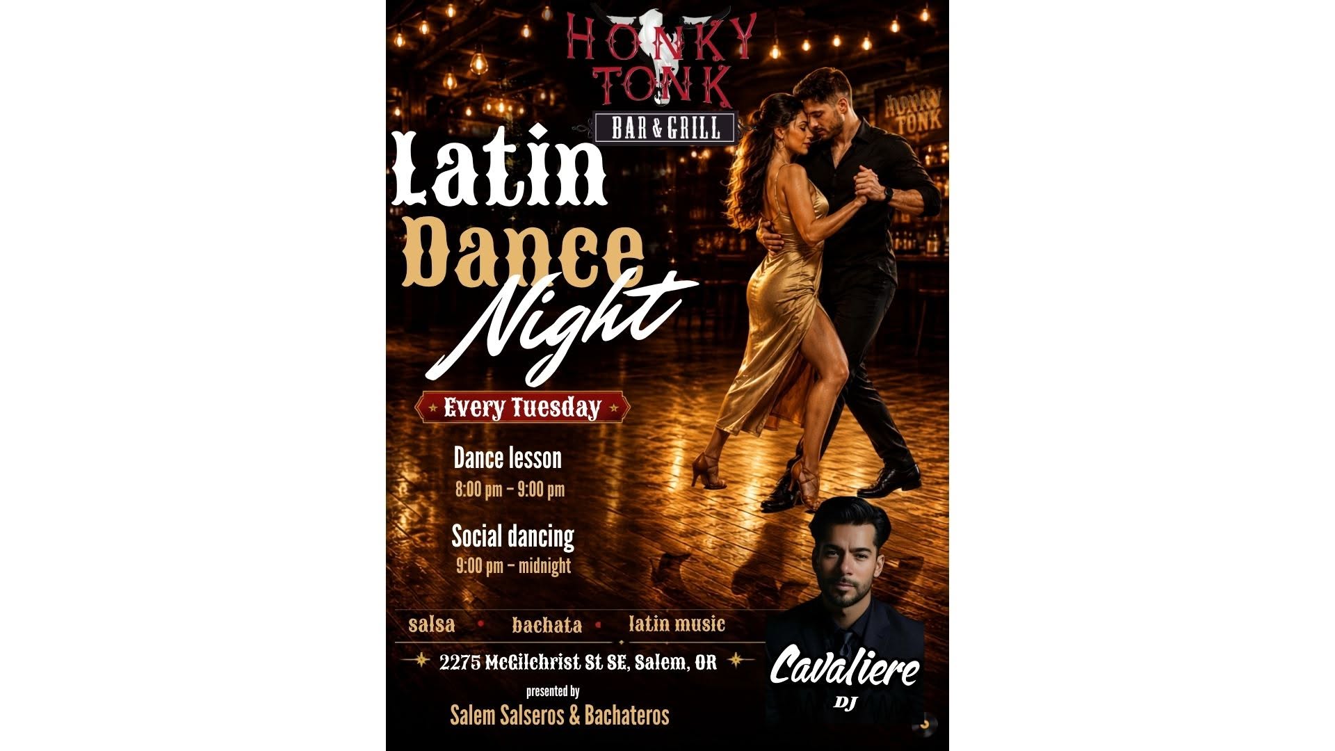 Latin Dance Night at Honky Tonk Tuesdays!