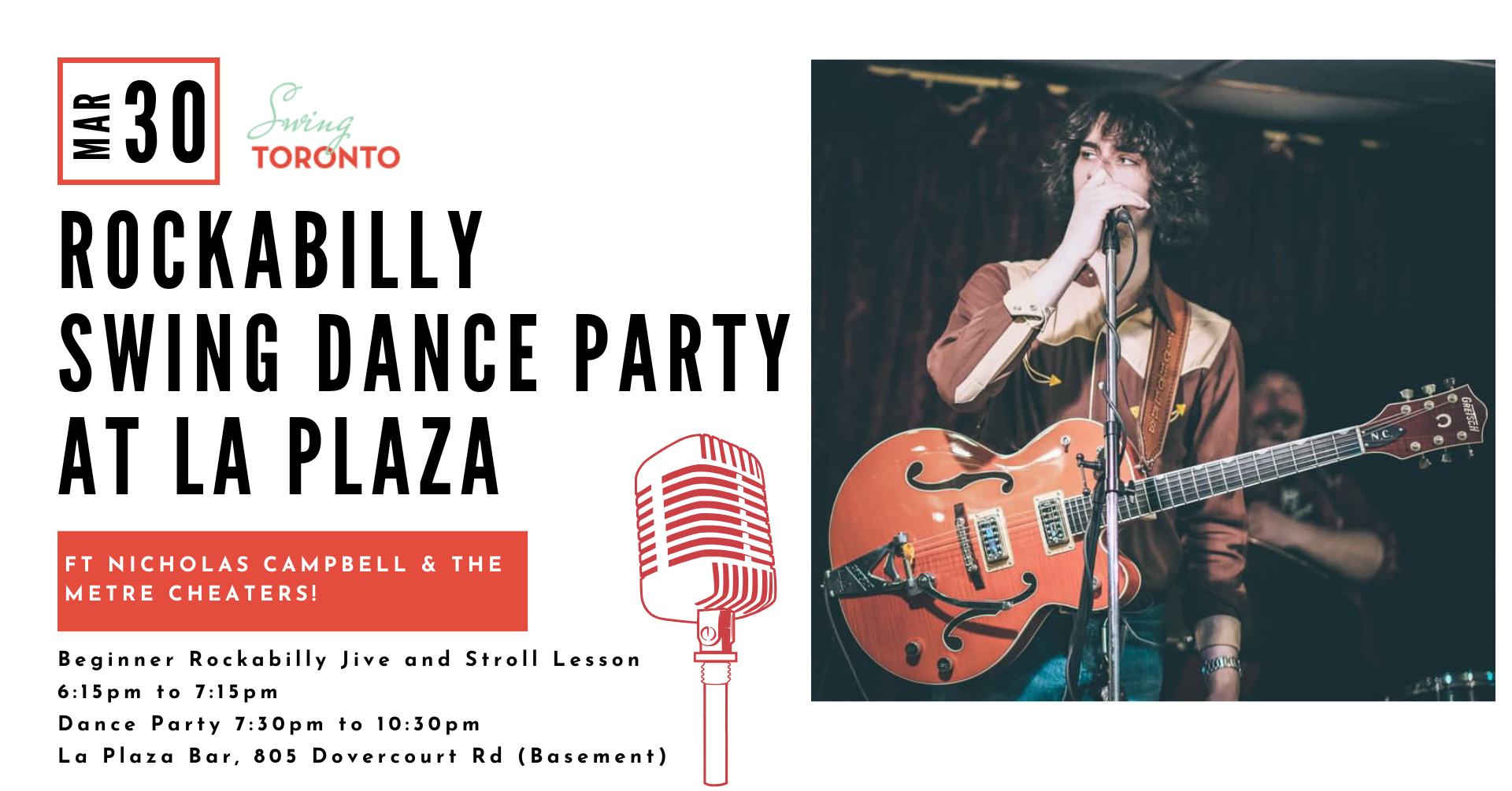 Rockabilly Swing Dance Party ft Nicholas Campbell & The Metre Cheaters! Beginner Lesson Before Dance