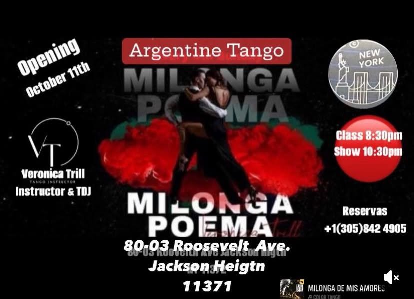 Milonga “Poema”Queens NY