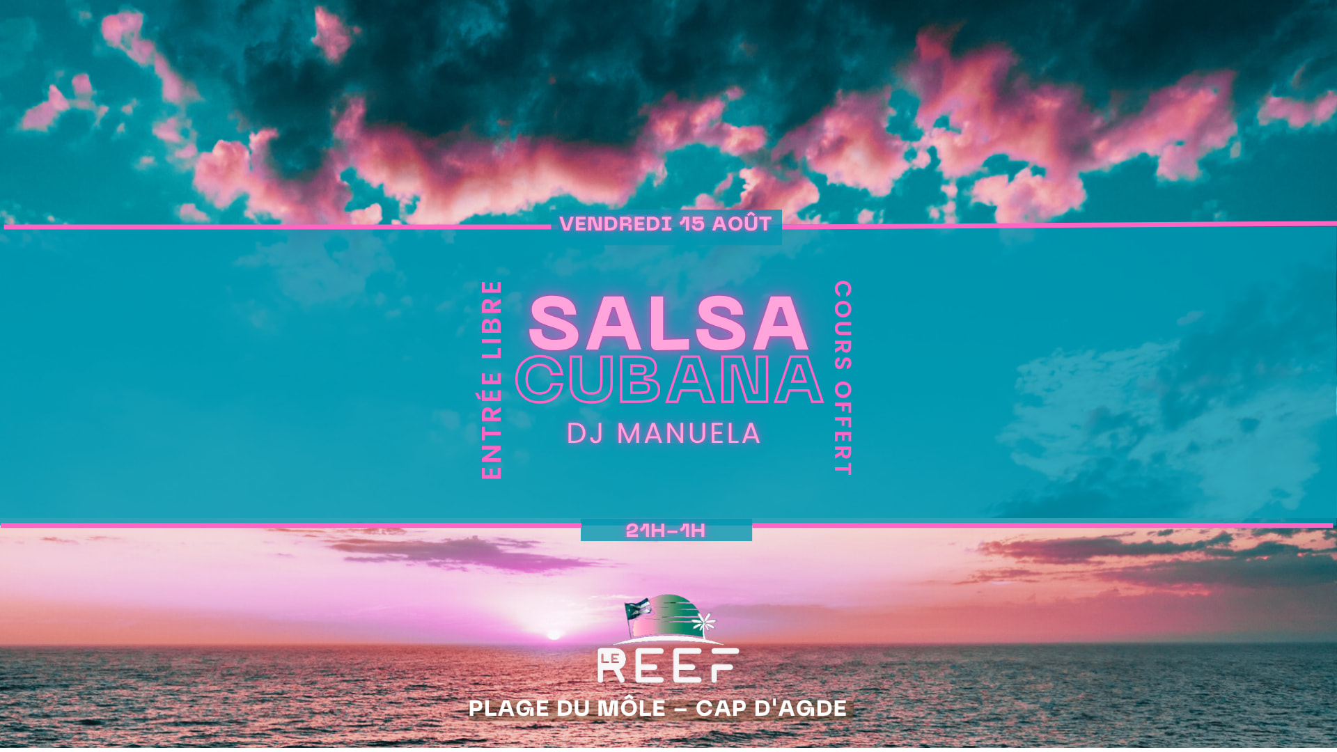 Salsa Cubaine au Reef Cap d'Agde