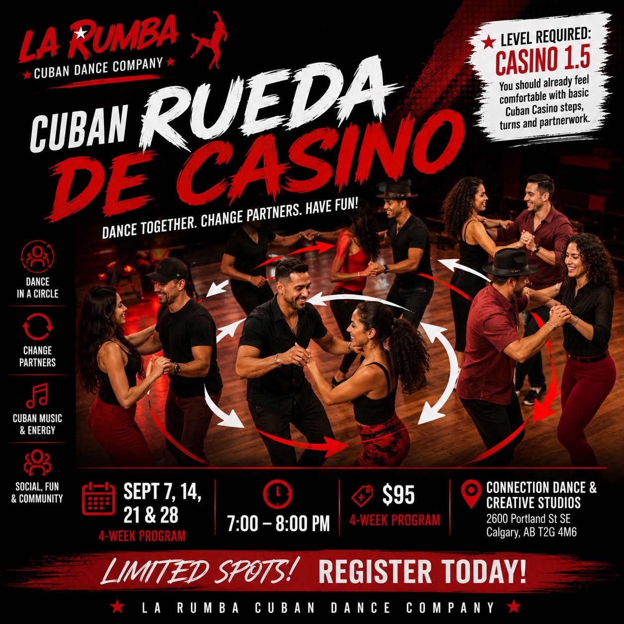 🔥 CUBAN RUEDA DE CASINO CASINO 1.5 🇨🇺