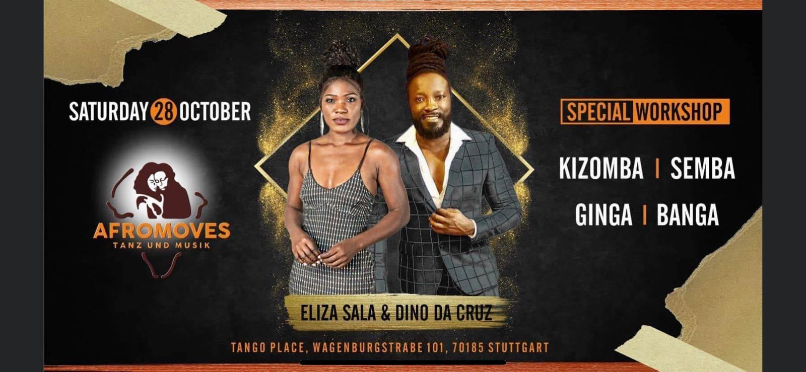 Special with Eliza Sala & Dino da Cruz by Noite de Kizomba in Stuttgart