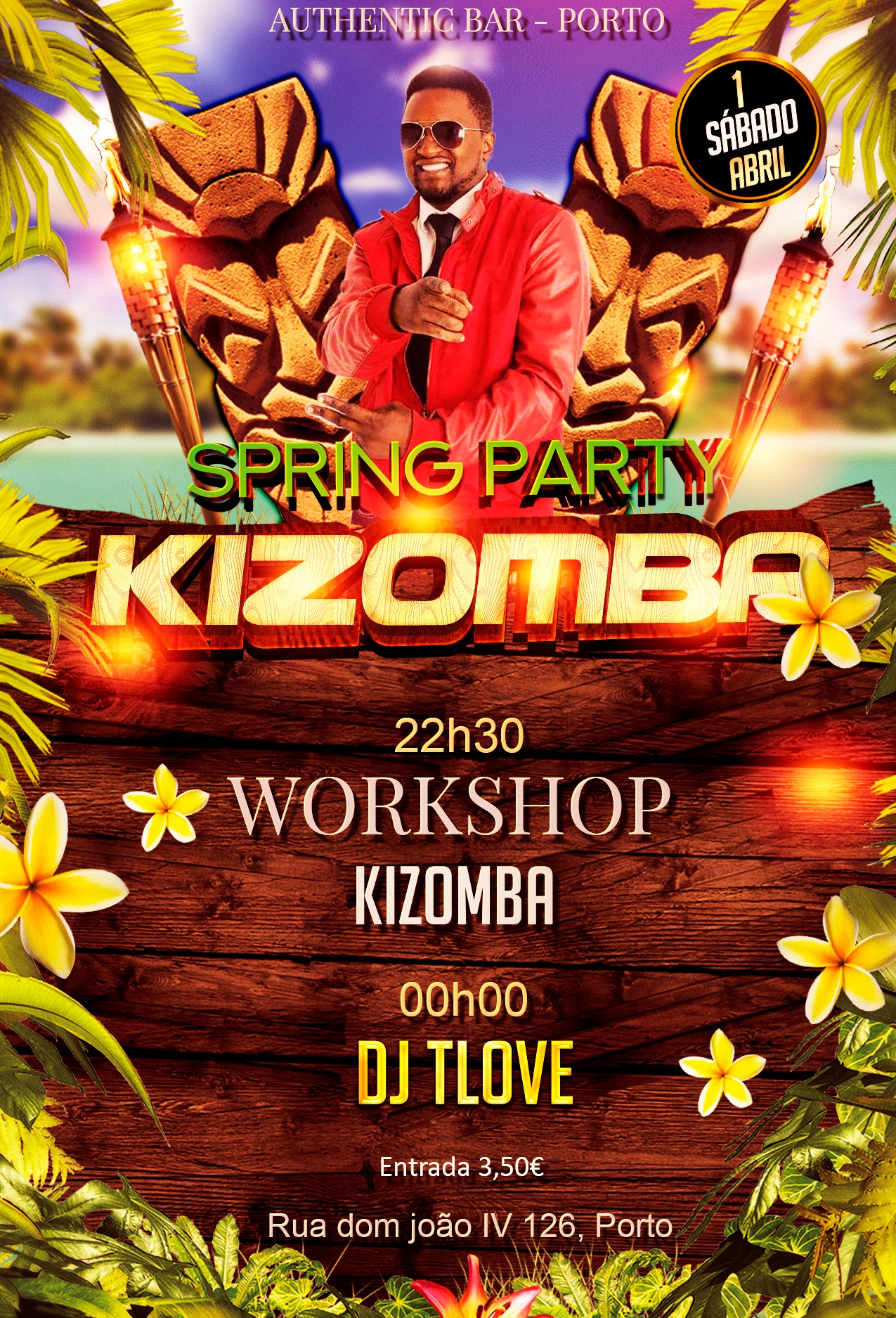 NOITE KIZOMBA - PRIMAVERA PARTY NO PORTO