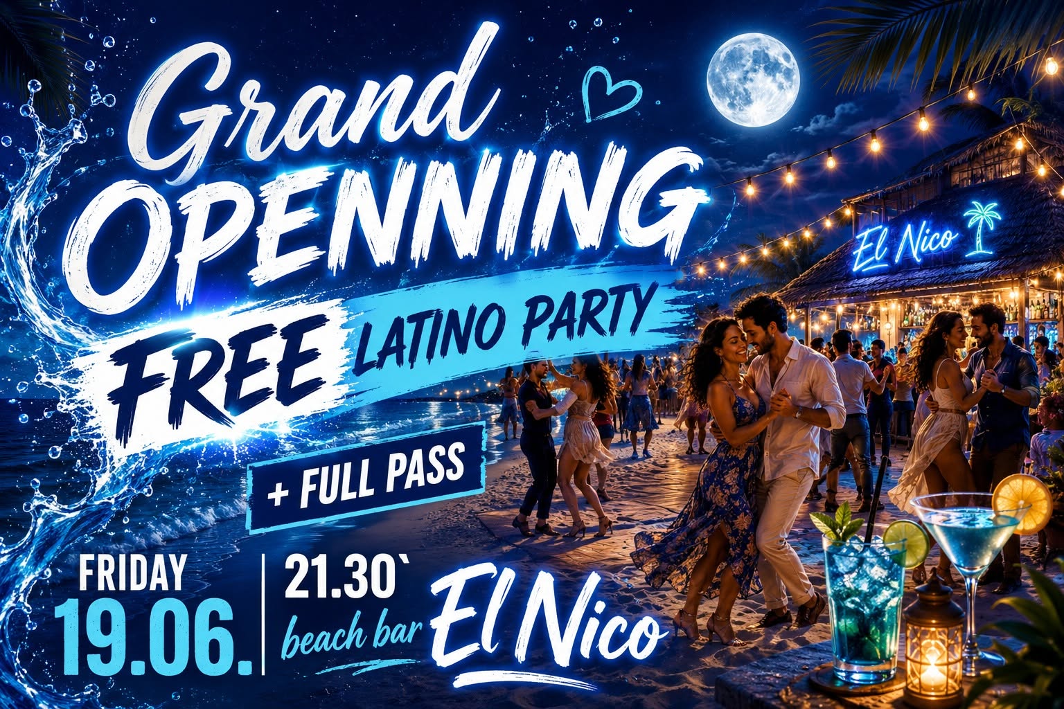 FREE LATINO PARTY & FULL PASS - every Friday