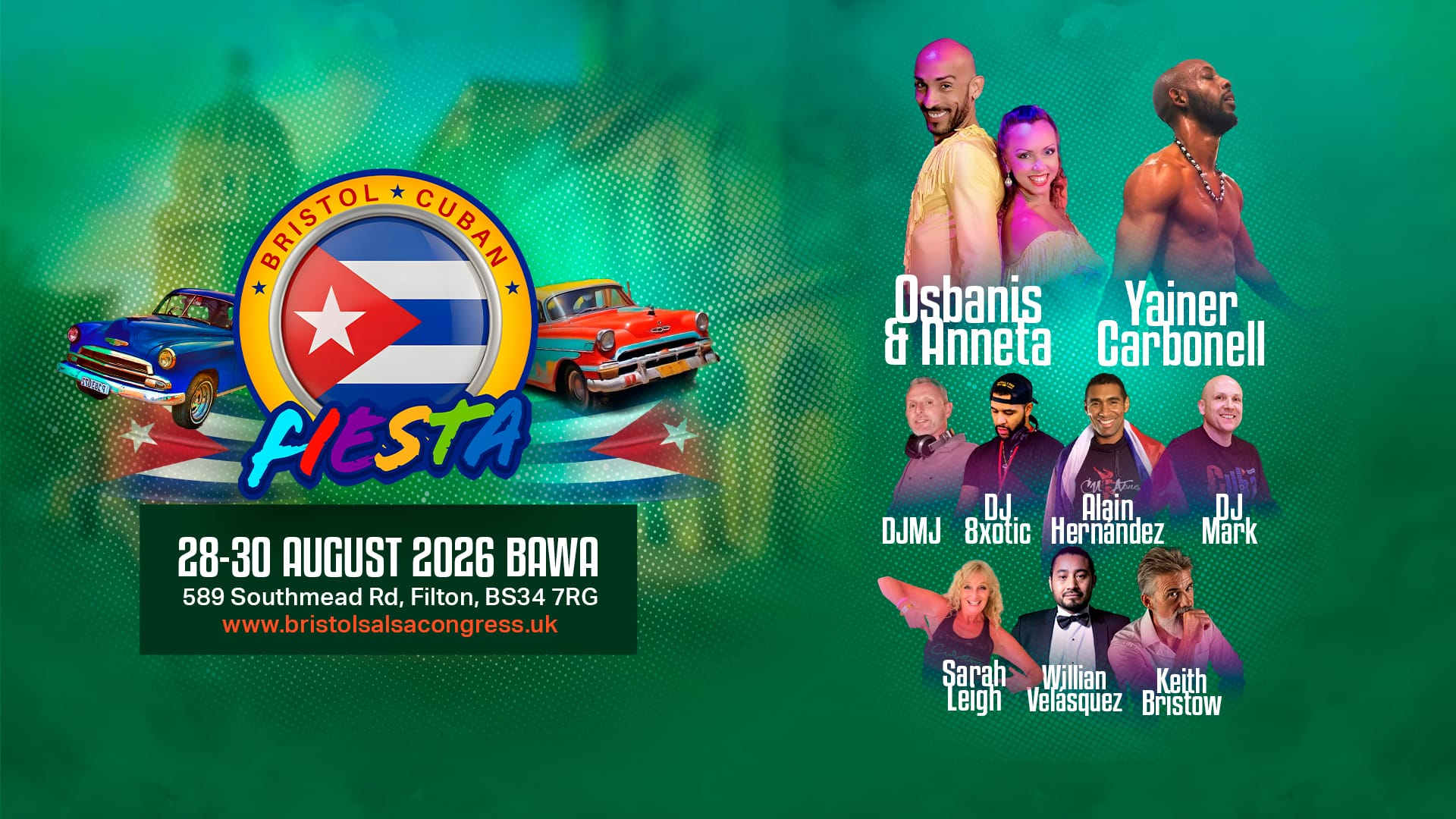 π¨πΊ Bristol Cuban Fiesta - 28-30 August 2026 π¨πΊ