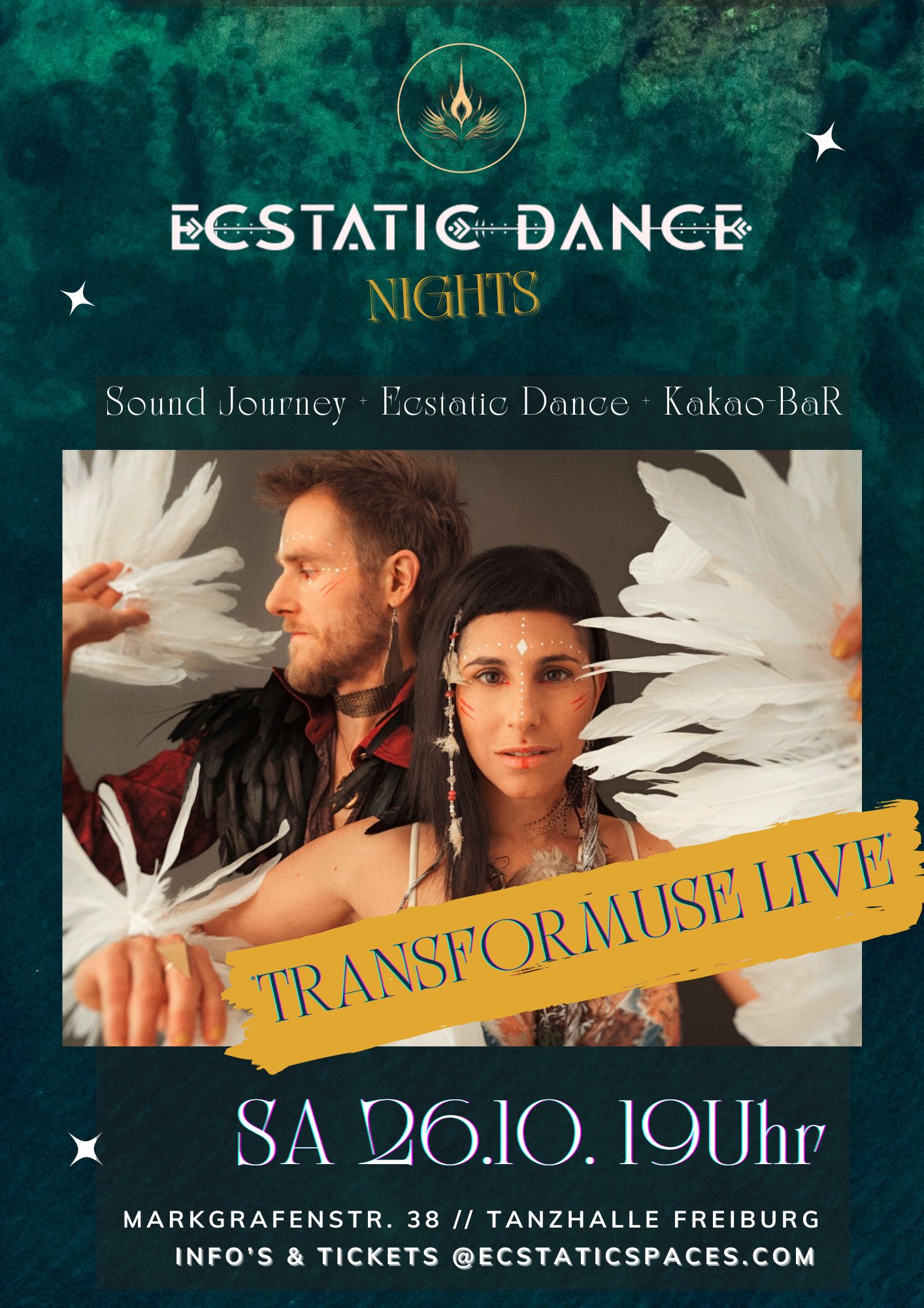 ECSTATIC DANCE 'NIGHTS 💫 TRANSFORMUSE LIVE 💫 26.10.24