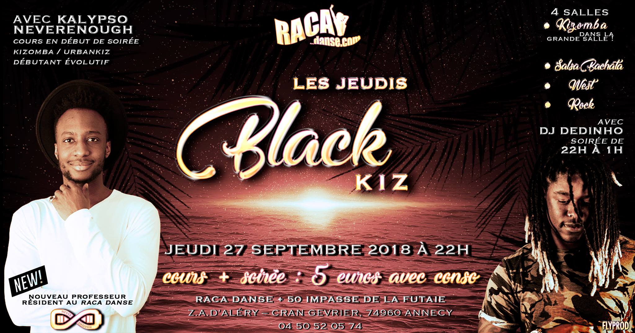 BLACK Kiz Annecy Kalypso & Dedinho "Grd Salle" New Horaires