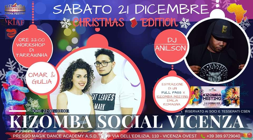 Kizomba Social Vicenza - WS Tarraxinha con Omar & Giulia