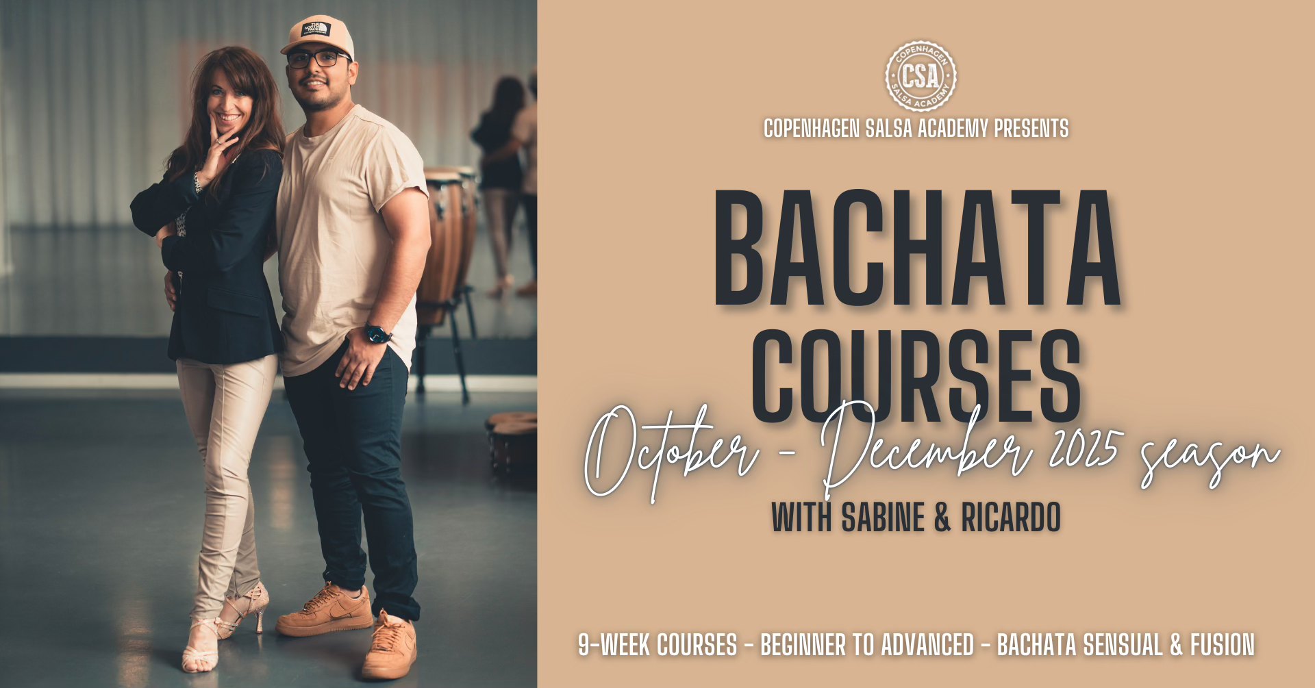 🤎 Bachata Courses 🤎 NEW Season Oct-Dec 2025
