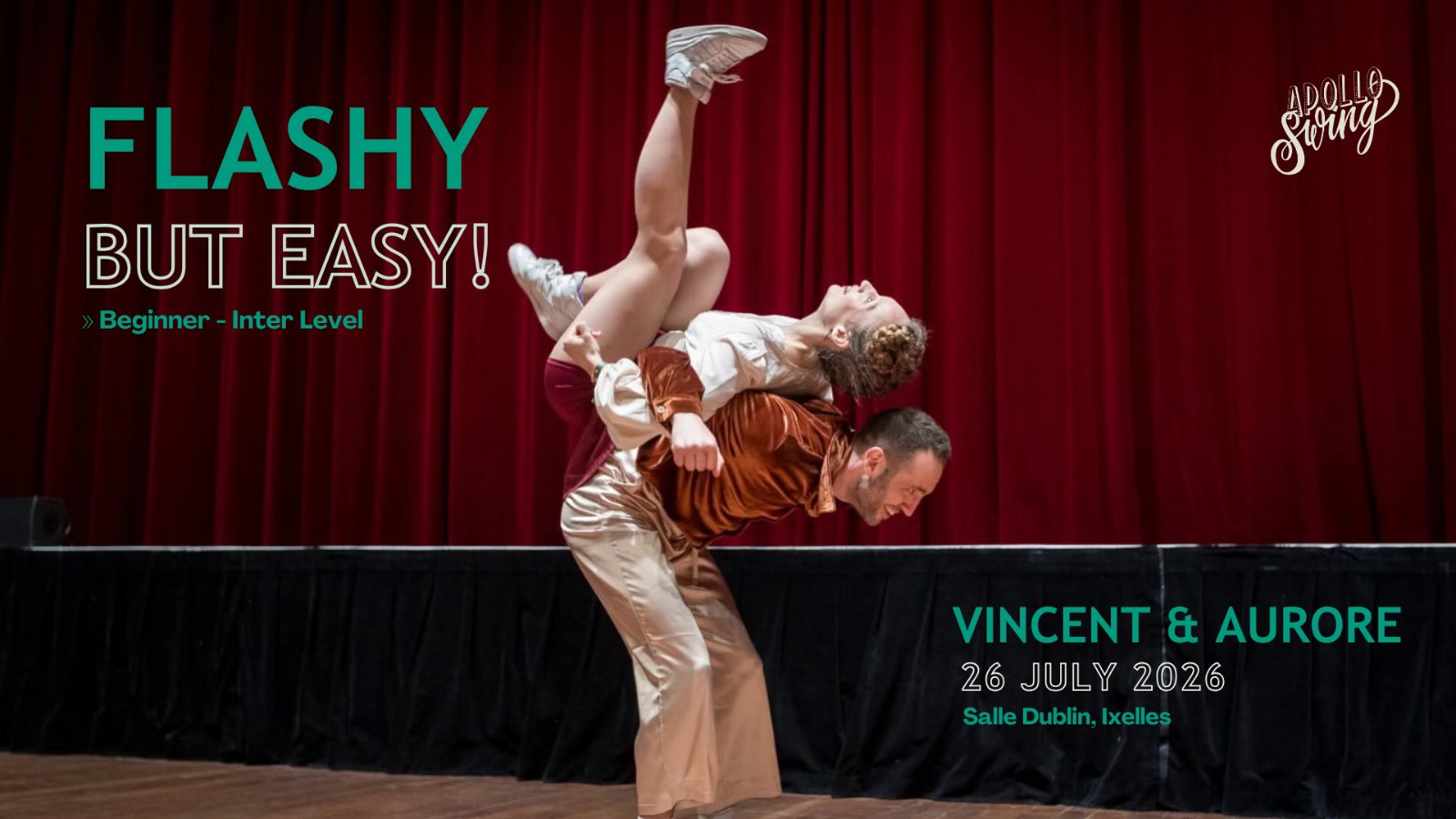 Flashy but easy! Workshop with Vincent & Aurore - Apollo Swing