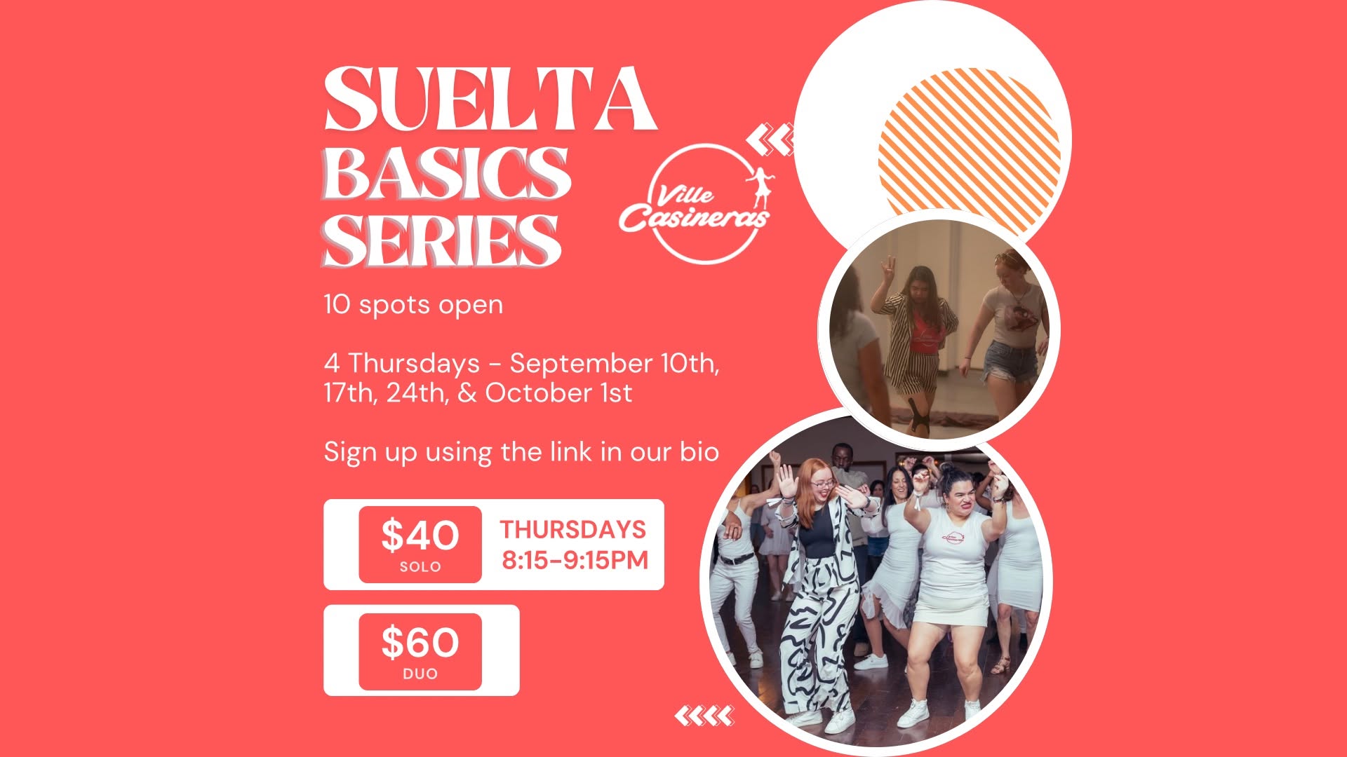 4 Weeks Suelta Basics Series