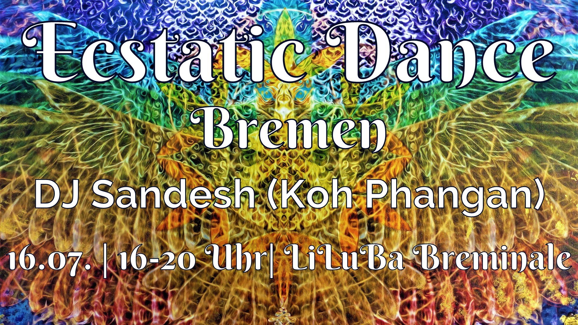 Ecstatic Dance Bremen Breminale LiLuBa - Yoga warm up Mela - DJ Sandesh - Chill Moeraki & Tamino