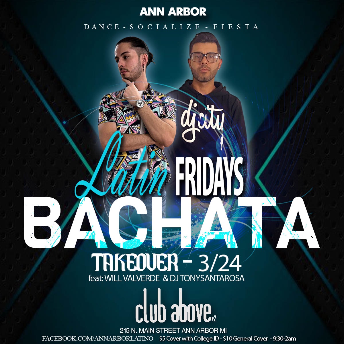 Bachata & Salsa Takeover Ann Arbor Latin Fridays