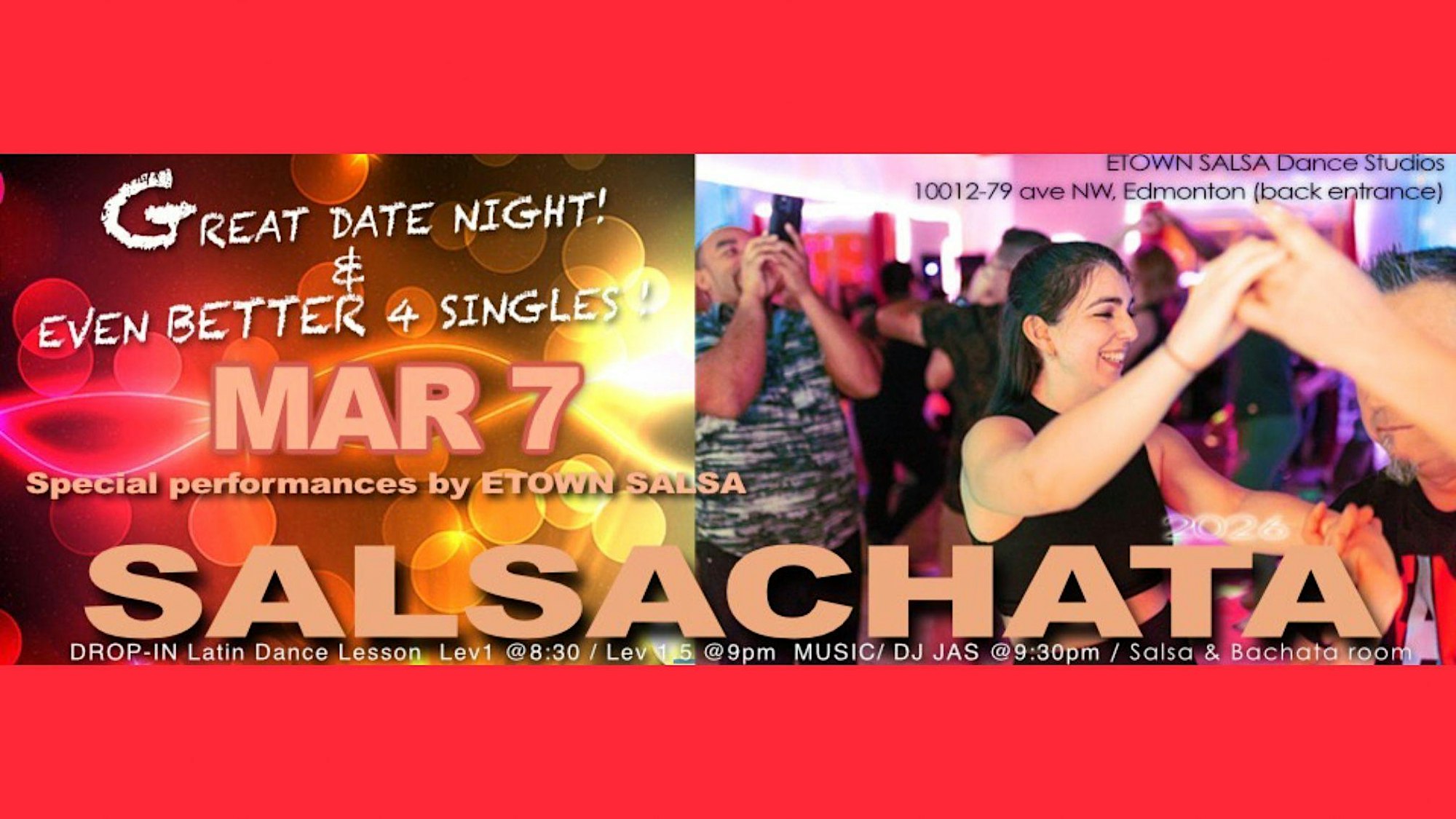 SALSA & BACHATA NIGHT! "SALSACHATA LATIN DANCE PERFORMANCES