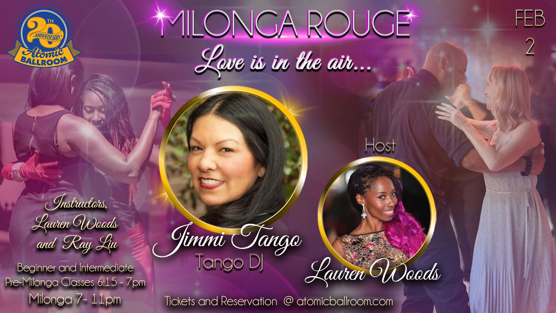 Milonga Rouge • Love is in the Air • Atomic Ballroom