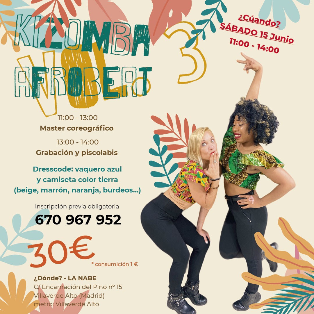 MASTER COREOGRÁFICO KIZOMBA+AFROBEAT