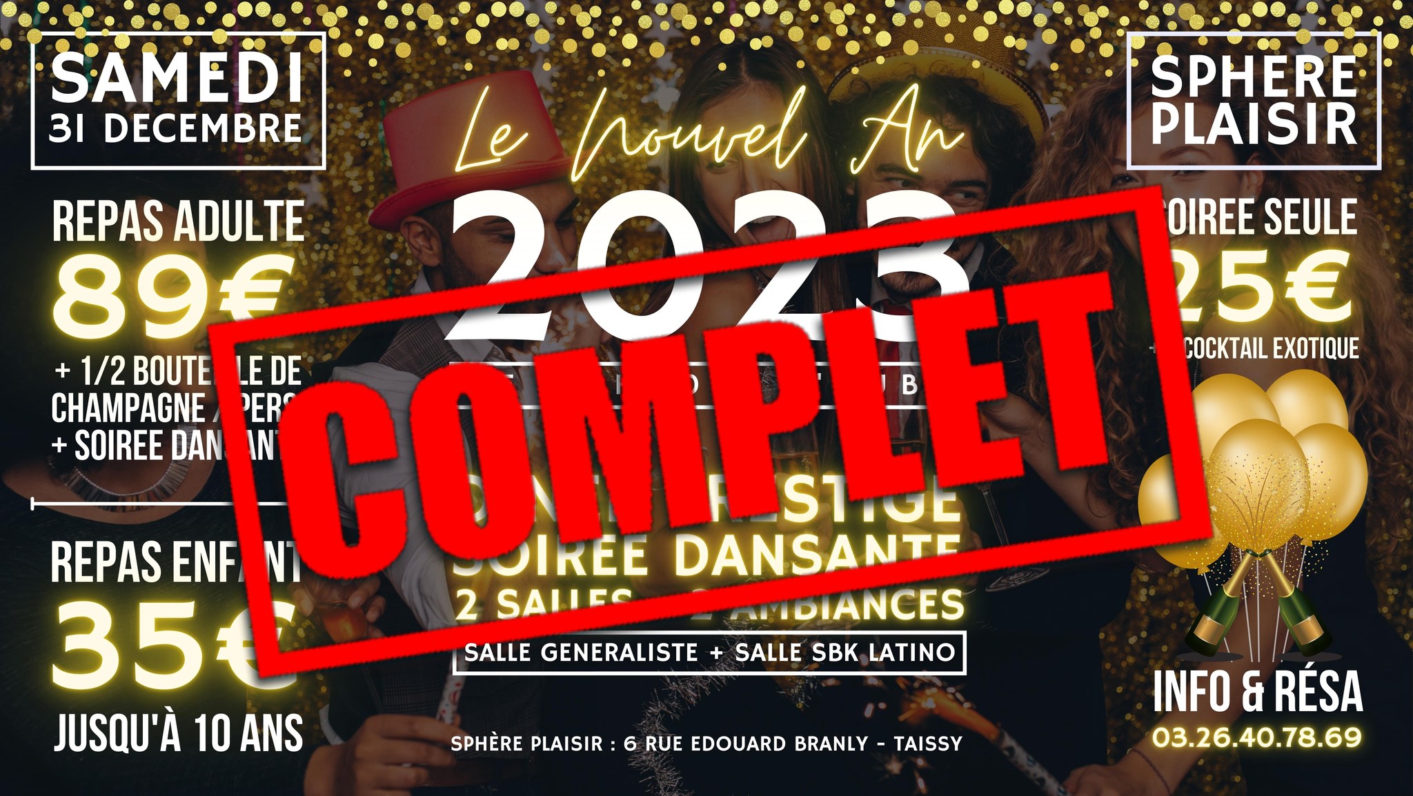 ๐๐พ Le Nouvel An 2023 ๐พ๐ 2 Salles โ 2 Ambiances