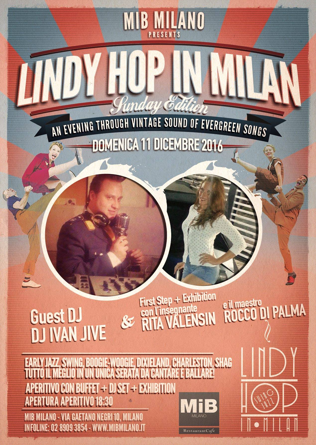 ✼ LINDY HOP in MILAN ⌘ Sunday' Schools Special Combo ➐ ✼