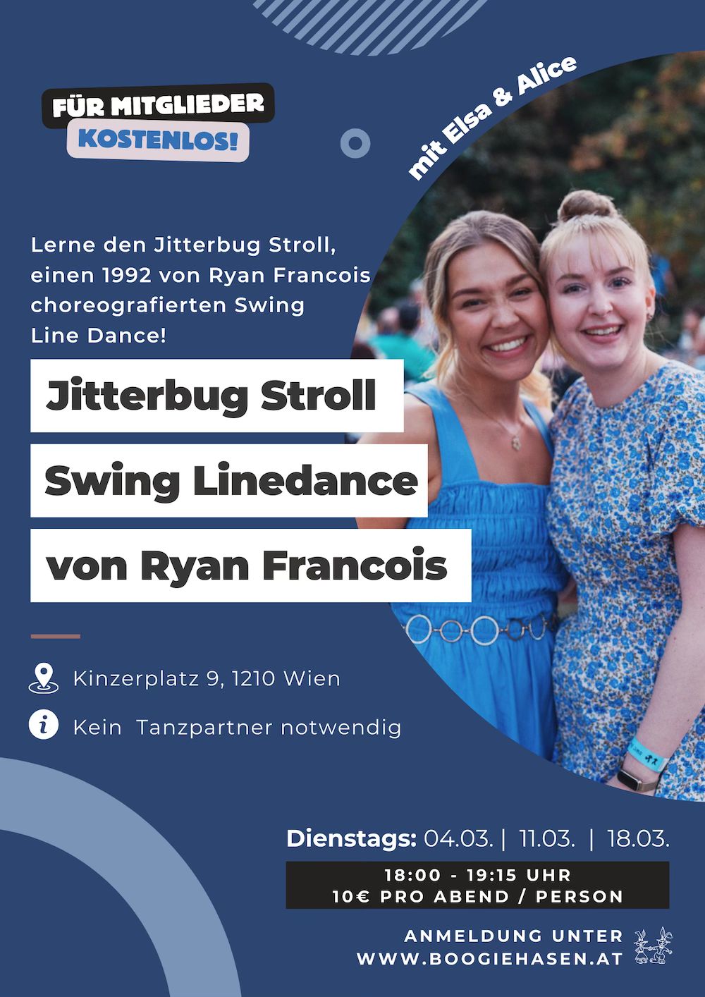 Jitterbug Stroll Workshop