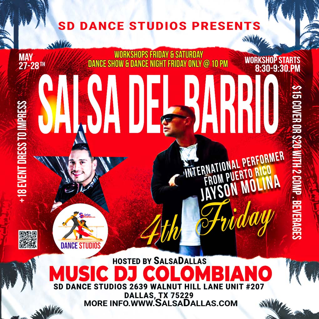 Salsa del Barrio w Jayson Molina May 27-28 from PR