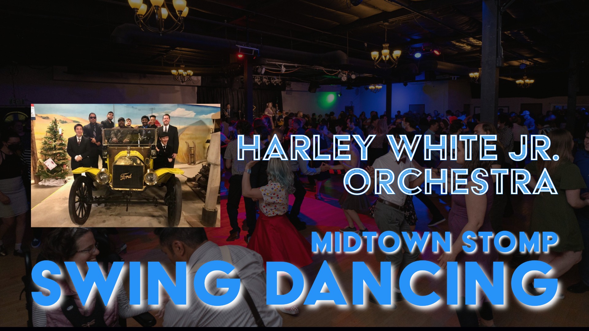 Swing Dancing to the Harley White Jr. Orchestra